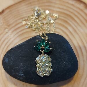 Mandala retro pineapple necklace